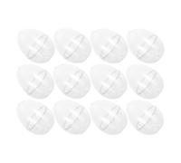 SMASOLO 12Pcs Jumbo Plastic Easter Eggs Flat Bottom Fillable Ornaments for Party Decorations and Craft Projects