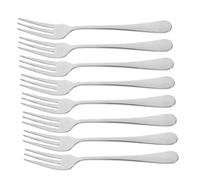 SMASOLO 12pcs Mini Stainless Steel Fruit Forks for Desserts and Snacks Tea and Appetizer Picks Sleek Kitchen Cutlery for Home and Restaurant Use