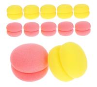 SMASOLO 12pcs Soft Sponge Foam Hair Rollers for Heatless Curling Small Round Curlers for Women Gentle Hair Styling Tool for Home Travel Special Events