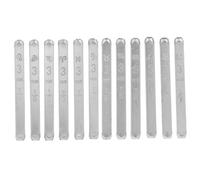 SMASOLO 12Pcs Stamping Kit Constellation Design Seal Punch for Jewelry Leather Crafts DIY Tool and Practical for Embossing