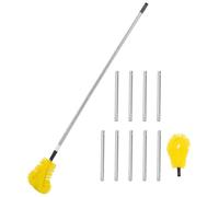 SMASOLO 13ft Chimney Sweep Brush Set with Flexible Wire Head and Detachable 32cm Rods, Professional Stove Chimney Cleaning Kit for Fireplace, Dryer Vent, and Duct Maintenance