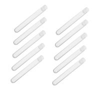 SMASOLO 15Pcs Clear Test Tubes for Makeup Brushes Portable Eyelash Brush Holder Containers with Caps Fit for Eyebrow Brushes Mascara Applicators Sanitary Transparent
