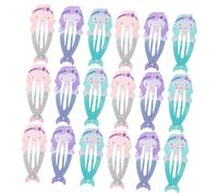 SMASOLO 18pcs Mermaid Hairpins for Decorative Hair Clips in Purple Blue Pink Sturdy Non-slip Headdress Accessories for Parties Weddings Daily Use