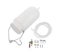 SMASOLO 1l Motorcycle Fuel Extractor Pump with Hose and Clamp, Motorcycle Gas Oil Line Auxiliary Fuel Tank for Travel, Camping, and Garage Repair