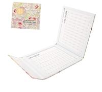 SMASOLO 1PC Color Nail Polish Sample Book Manicure Color Display Card for Nail Durable Shell for Easy Viewing for Salons and Beginners Neatly Store and Showcase