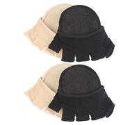 SMASOLO 2 Pairs Invisible Toe Socks for Women Breathable Open Toe Half Socks with High Elasticity for Summer High Heels and Sandals Comfortable Heel Covers Fits