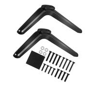 SMASOLO 2 Pcs Tv Mount Bracket Stand with Screws Plastic Television Base Holder for Tvs Sturdy Tabletop Support Compatible with Roku and Models Easy Installation