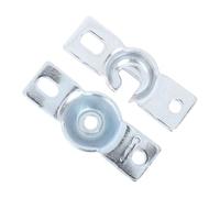 SMASOLO 2 Sets Heavy Duty Roller Blind Brackets Compact Curtain Track Mount Braces Easy to Install Adjustable Curtain Accessories for Home Window Shades