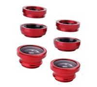 SMASOLO 2 Sets Smartphone Camera Lens Kit Fish Eye Macro Wide Angle Lens Zoom Mobile for Travel Pets Landscape Photography Compatible with Phones