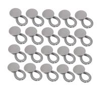 SMASOLO 20 Pcs Elastic Alloy Spring Jeans Waist Extender Buttons Adjustable Non-Sewing Pants Waistband Extender for Jeans Trousers Pregnancy Pants Comfortable and Easy to Use