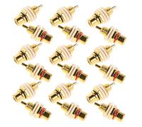 SMASOLO 20PCS Banana Female Connector Audio Terminal Binding Post for Amplifier Speaker Wire Connection DIY Speaker Accessories Compact Durable High Fidelity Sound Transmission
