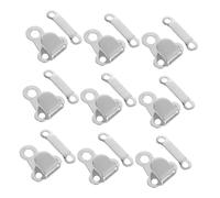SMASOLO 20pcs Metal Sewing Hook and Eye Fasteners Kit Silver Closures for DIY Clothing Repair for Trousers Dresses Skirts and Blouses Easy to Sew and Wear Resistant