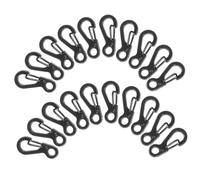 SMASOLO 20Pcs Mini Carabiner Clips Zinc Alloy Spring Hook for Quick Release Small Clips for Jewelry Keychains and Outdoor Use Easy Attachment and Detachment