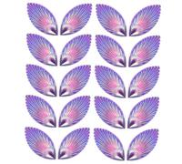 SMASOLO 20Pcs Shiny Resin Shell Charms Miniature Ornament DIY Phone Case Decor Craft Accessories for Jewelry Hairbands Wedding Bouquets and