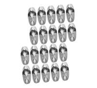 SMASOLO 20pcs Stainless Steel Ball Chain Connectors Clips for DIY Jewelry Making Durable Beaded Chain Clasps for Necklaces Bracelets Crafting Skin Friendly Accessories