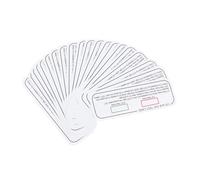 SMASOLO 20pcs UV Testing Cards PVC Uvc Light Wavelength Indicator Accurate Measurement for UV Lamps and Sunlight Exposure