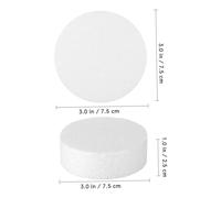 SMASOLO 24 Pcs Round Foam Circles High Density Craft Foam Discs Lightweight for DIY Projects Cake Decorating Sculpting and Painting