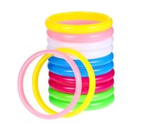 SMASOLO 24Pcs Bright Color Plastic Bracelets Colorful Jelly Bangles for and Adults Birthday Party Accessories Wristbands in Colors