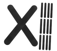 SMASOLO 25 pcs Plastic Tongue Depressors Disposable Tongue Scraper Stirring Sticks Ergonomic Design for Oral Care Home and Clinic Use Black