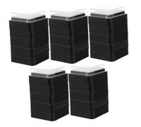SMASOLO 25pcs DIY Blank Ink Pads Square Sponge Stamp Pads for Scrapbooking Crafting Fingerprint Art Non-Cracking Rounded Edges Creative Handicraft Supplies