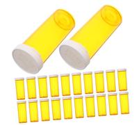 SMASOLO 25pcs Portable Medicine Holder with Lid Mini Pill Organizer for Outdoor Travel Camping Emergency Use Vitamin and Supplement Storage Containers