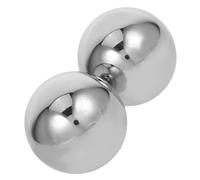 SMASOLO 2Pcs 40Mm Stainless Steel Solid Hand Exercise Balls 520G Pair for Grip Strength Training, Finger Dexterity, and Hand Therapy at Home Gym