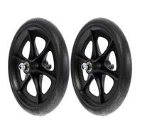 SMASOLO 2Pcs 8-Inch Universal Front Wheelchair Replacement Wheels Heavy Duty Wheelchair Accessories Multipurpose Parts for Mobility Aids