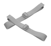 SMASOLO 2pcs Adjustable Sports Goggles Replacement Strap for Ski, Snowboard, and Dirt Bike - Elastic Gray Back Band for Outdoor Athletic Glasses and Motocross Use