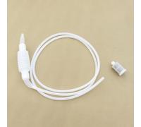 SMASOLO 2pcs Anti-blocking Filter Tube Siphon Hand Pump for Oil and Air Portable Emergency Gas Transfer Tool for Lawn Mower and Brush Cutter