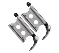 SMASOLO 2pcs Bike Fork Mount Quick Release Front Wheel Fork Fixer Deep Titanium Bike Carrier Rack for Car Suv Bicycle Transport Storage