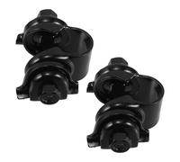 SMASOLO 2pcs Bike Seatpost Clamp Adapter Brackets Lockable Bicycle Seat Post Clamps Compatible Mountain and Folding Bikes for Secure Fit and Outdoor Cycling Accessories