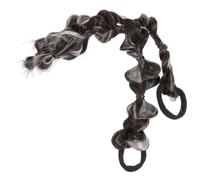 SMASOLO 2pcs Braided Ponytail Hair Extension Bubble Design Synthetic High Temperature Silk Wig Soft Natural-looking Long Ponytail Extension for Women Daily Party Travel