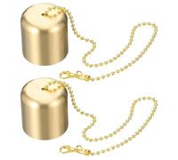 SMASOLO 2pcs Brass Candle Extinguisher Caps Small Metal Snuffer Covers for Candle Wick Protection and Smoldering Prevention Easy to Use for Scented