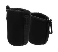 SMASOLO 2Pcs Camera Lens Pouch Shockproof Storage Cases with Drawstring for Compatibility Safe Protection and Impact Resistance for Photographers