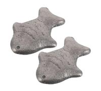 SMASOLO 2pcs Cast Iron Fish Cooking Tool for Vegans Athletes Natural to Reduce Deficiency Safe Anemia Multipurpose