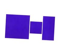 SMASOLO 2pcs Cobalt Glass Sheet Heat Resistant Glass Plates for Chemistry Flame Color Reaction School Laboratory Experiment Tool
