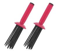 SMASOLO 2pcs Curling Comb for Curly Hair Multi-functional Anti-frizz Brush for Blow Drying and Styling Lightweight Travel-friendly Tool for Voluminous Hair