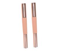 SMASOLO 2PCS Dual-ended Silicone Makeup Brush with Protective Cap Reusable Lipstick Applicator and Concealer Brush for Sensitive Skin Portable Travel-friendly