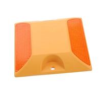 SMASOLO 2pcs Dual-sided Slow Moving Vehicle Signs High Visibility Reflective Pavement Markers for Night Safety Plastic Road Warning Markers to Reduce Speed