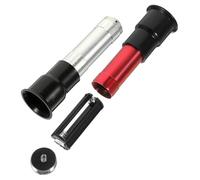 SMASOLO 2pcs Egg Candling Light Egg Tester Portable Incubator Candling Lamp for Chicken Duck Goose Handheld Candler Hatching Supplies with Silver and Red Lights