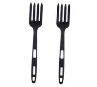 SMASOLO 2pcs Ergonomic Nonstick Silicone Cooking Fork Flexible Lightweight Kitchen Utensils for Stirring Noodles Salads and Dinner for Home Restaurant Hotel Use