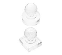 SMASOLO 2pcs Eyeshadow Pressing Stamp Tool for Eyeshadow Blush Brow Highlighter Repair Versatile Makeup Mold for Empty Palettes Easy and Efficient Compression