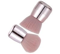 SMASOLO 2pcs Face Makeup Brush Portable Powder Brush for Loose Powder Mineral Blending