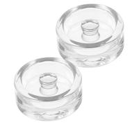 SMASOLO 2Pcs Glass Fermentation Weights with Wide Mouth Jar Lids Fermenting Lid for Sauerkraut Kimchi and Sourdough Starter Airtight Fermenting Kit for Healthy Homemade Foods