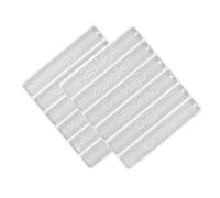 SMASOLO 2pcs Handmade Silicone Bookmark Molds for Epoxy Resin DIY Craft Reusable Durable Silicone Moulds for Resin Bookmarks with Multiple Options Suitable for Various Casting Materials