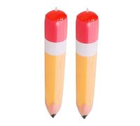 SMASOLO 2pcs Inflatable Pencils for Back to School Decorations PVC Pencil Balloons Lightweight and Classroom Props for Creating Lively Learning Atmosphere