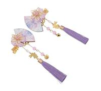 SMASOLO 2pcs Japanese Style Fan Shape Hair Clip for Women and Durable Hair Accessories for Weddings Dances Parties and Costumes