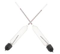 SMASOLO 2pcs Milk Lactometer Hydrometer Density Tool for Dairy Testing Multipurpose Lab Instrument Measuring Milk Composition and Syrup Content Reliable Analyzer for Farmers and Processors