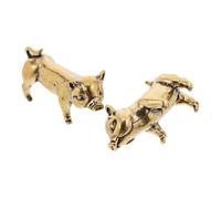 SMASOLO 2Pcs Pig Keychain Pendant Cute Animal Decor for Desktop Creative Boyfriend Durable and Stylish Chinese Zodiac Design for Luck and Novelty