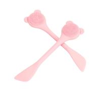 SMASOLO 2pcs Pink Silicone Nasal Brush Double-sided Nose Cleaning Tool Manual Suitable for Home Facial Care